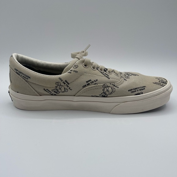 Vans Era Men's Casual Skate Shoes Size M/8.5 - W/10 White Canvas Terra - Picture 2 of 9